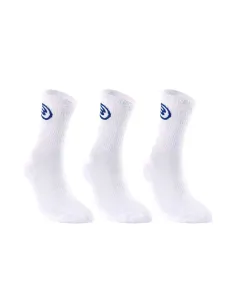 Pack 3 Stk. Socken Bullpadel Bp62 Weiß | Ofertas De Padel